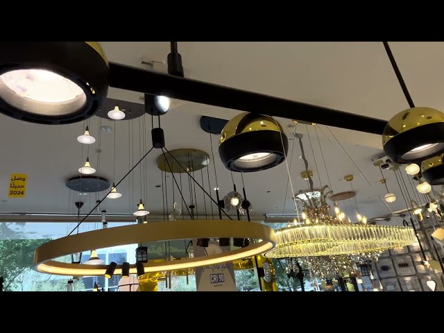 إنارة طولية مودرن 6 عدسات ليد متحركة