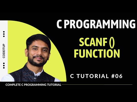 Scanf function in C In Hindi
