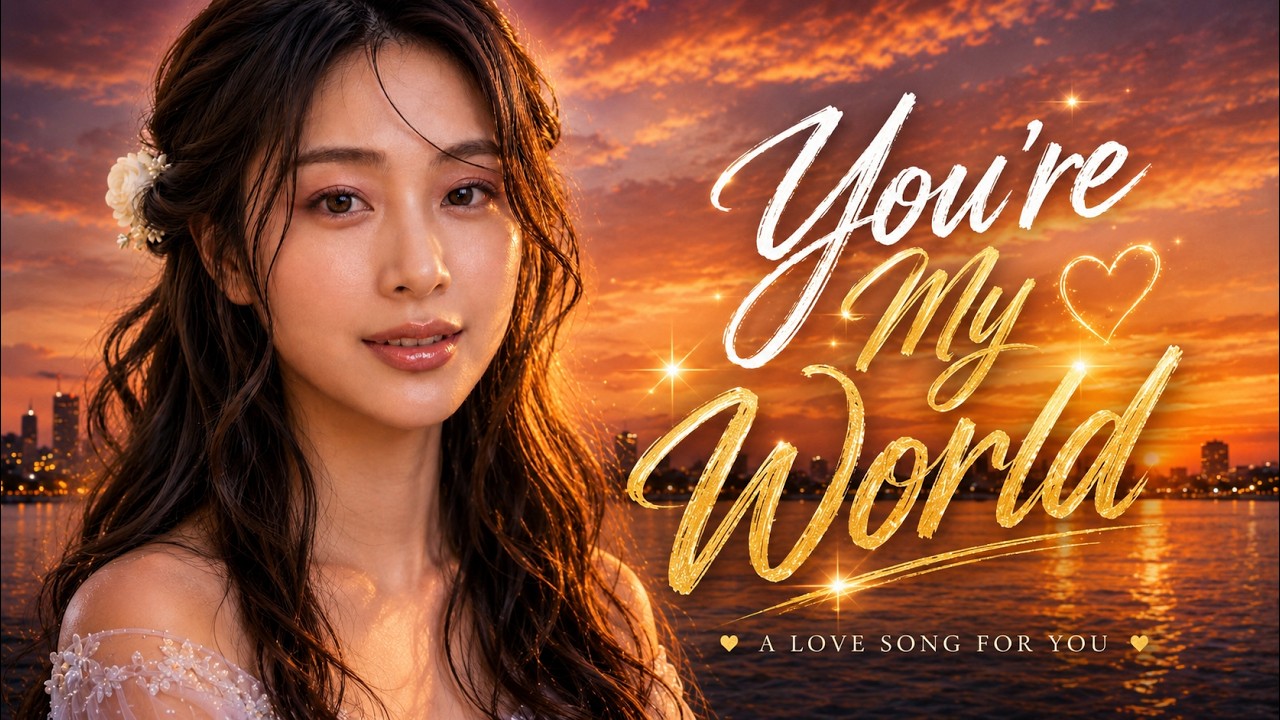 You're My World – JANNE Midnight | Romantic Love Song | Lyrics Official Video