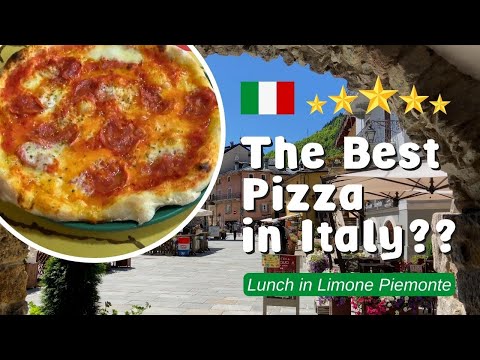 The BEST pizza in Italy? | 🍕 Lunch in Limone Piemonte