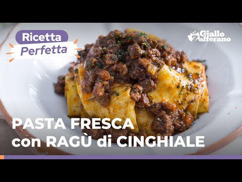PASTA FRESCA all’UOVO con RAGÙ di CINGHIALE, la toscana direttamente a casa vostra!