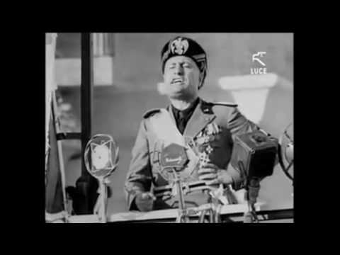 Dwight's Mussolini speech as Mussolini