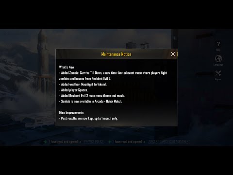 Maintenance break pubg mobile 0.11.0 new update is here