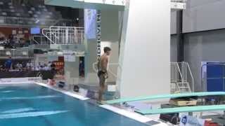 preview picture of video 'Eindhoven Diving Cup 2015, Boys A 1m'