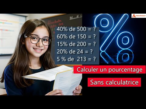 3eme - 17 - Pourcentages , sans calculatrice