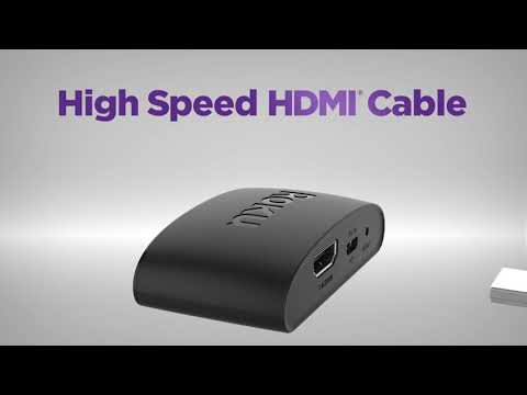 Roku Express - HD Streaming Media Player with High Speed HDMI Cable and Simple Remote  Electronics