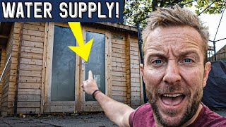 How to DIY a water supply for shed or outhouse