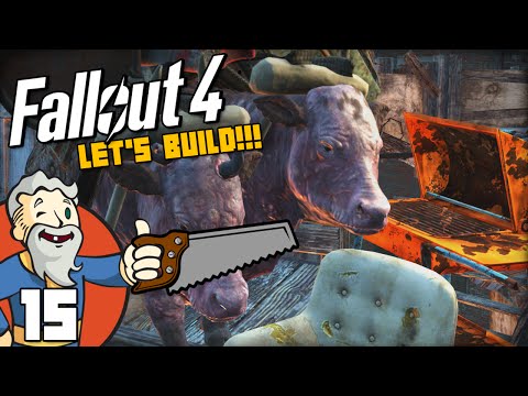 "DISCO PATIO COOKOUT!!!" Fallout 4 LET'S BUILD Part 15 - 1080p HD PC Gameplay Walkthrough
