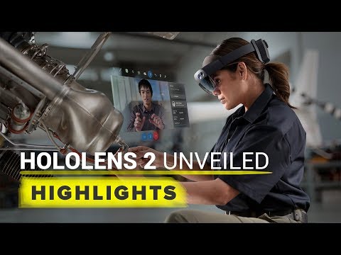 Microsoft shows off HoloLens 2 mixed reality headset at MWC