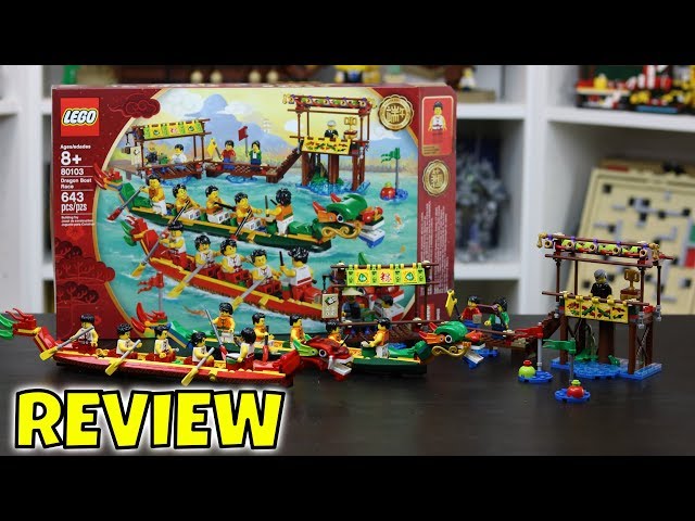 LEGO Dragon Boat Review - Special Chinese New Year Edition - Set # 80103