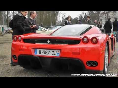 Ferrari ENZO start up and accelerate LOUD SOUND !!!