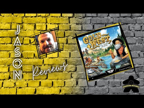 The Boardgame Mechanics Review Gold West: Second Edition