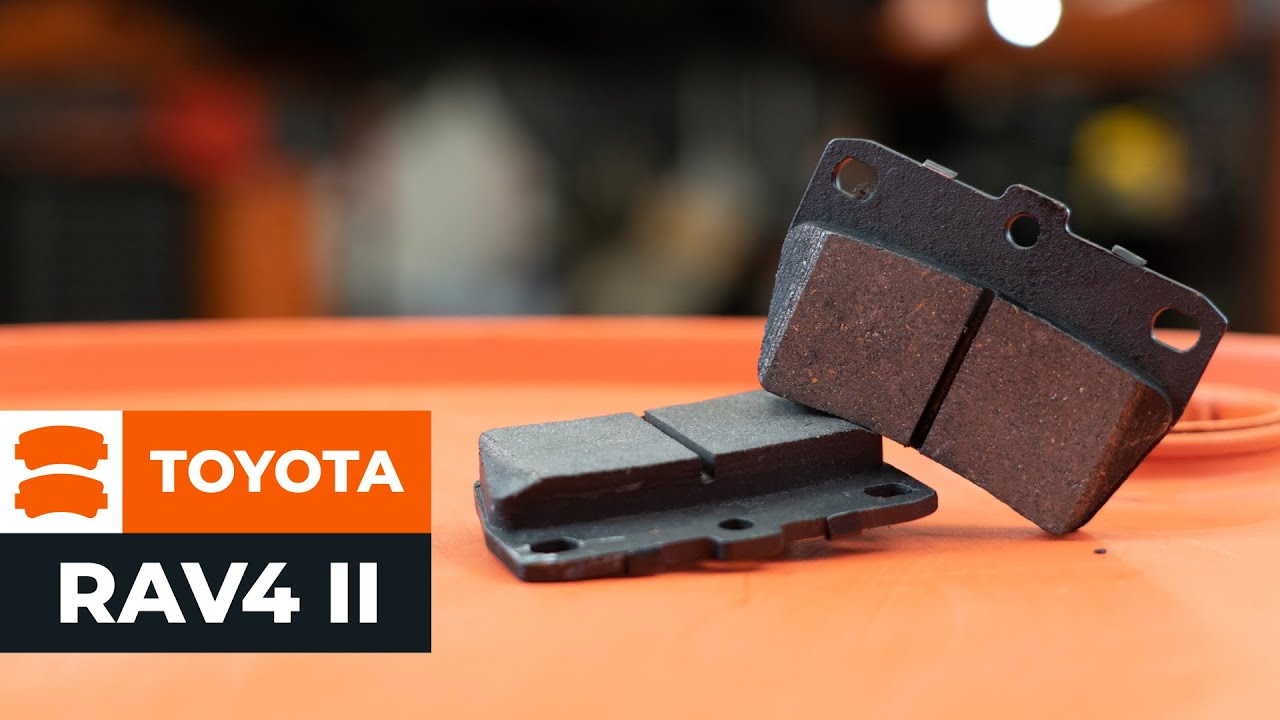 Jak vyměnit zadní brzdové destičky na Toyota RAV4 II – návod k výměně