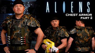 How to Make Aliens Colonial Marine Armor - Free PDF Template EVA Foam Cosplay Armor - Part 2 Earth