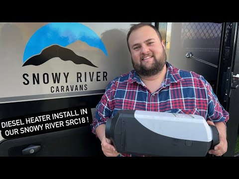 Installation of a Chinese diesel heater in our Snowy River Caravan!
