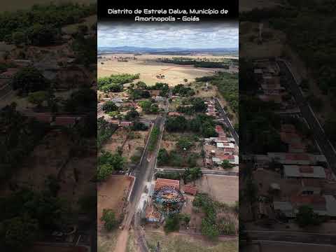 DISTRITO DE ESTRELA DALVA MUNICÍPIO DE AMORINÓPOLIS GOIÁS, PROJETO VISÃO AÉREA.