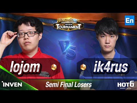 [HIT 2016] Semi Final Day2 Losers lojom vs ik4rus (HearthStone)_160721