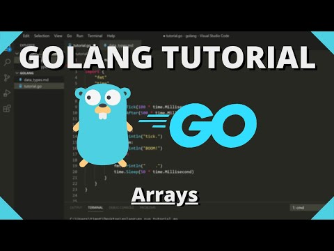 Golang Tutorial 12 Arrays