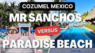 Mr. Sanchos vs Paradise Beach Club | Best Beach Club in Cozumel for Cruise Passengers?