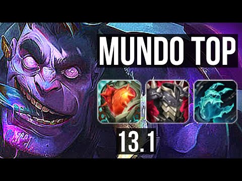 MUNDO vs KLED (TOP) | 3/1/5, 1.3M mastery, 400+ games | EUW Master | 13.1