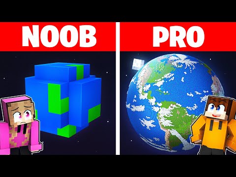 NOOB vs HACKER: I Cheated in a PLANET Build Challenge!
