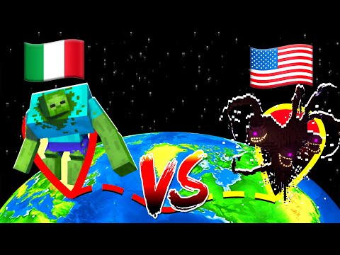 Ho CREATO una GUERRA MONDIALE di MOB in Minecraft!