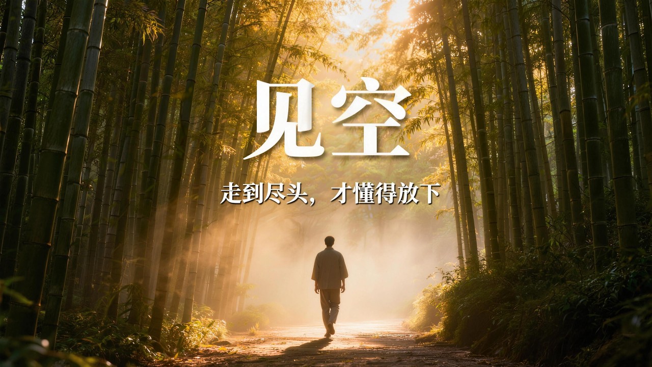 《见空》如果你真的放不下，请听完这一首｜一念看破万念皆空｜震撼催泪佛曲 × 心灵觉醒之声｜声未尽