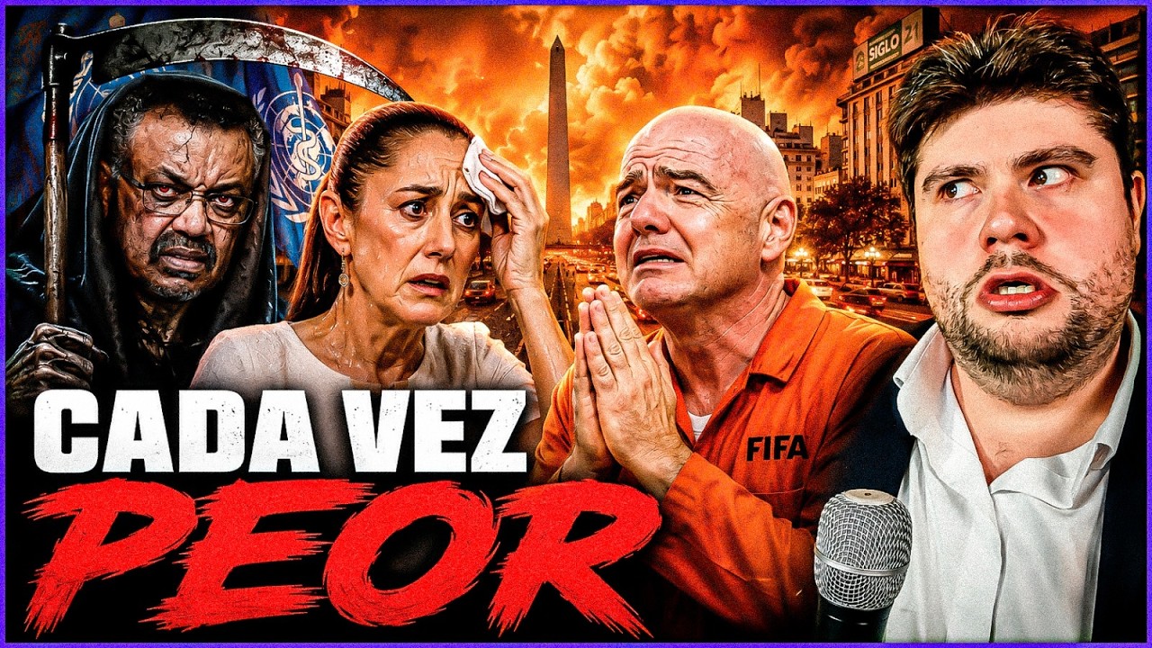 🟠 OMS insiste en BRUTAL CRISIS de ÉBOLA ☢️ TIEMBLAN INFANTINO y SHEINBAUM 🌪️ ARGENTINA KAPUT 💣 ⏰