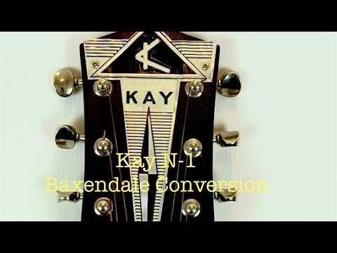 Baxendale Conversion Kay N-1 Late 50’s early 60’s - Real Relic Sunburst image 7