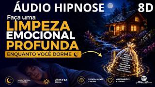 🔴ÁUDIO HIPNOSE 8D🎧 - Faça uma Limpeza Emocional Profunda Enquanto Você Dorme - Milton Alencar.