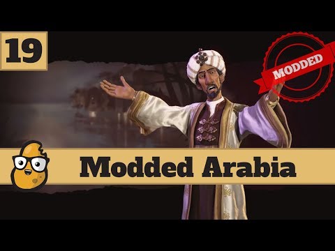 Civ 6 Arabia Ep. 19 - Modded Saladin Arabian Empire - Emperor and Chill
