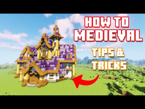 How to Make Medieval Builds in Minecraft-EASY!