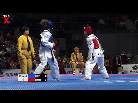 WTF Worlds 2005 Female Fin Weight Final - Belen Asensio (Spain) v Eun Young Yu (Korea)
