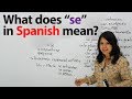 Learn Spanish The Word Se In Spanish Grammar