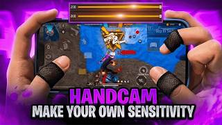 Handcam Make Your Own Sensitivity🔥🤯 Find Your Only Red Number Settings🔥 | New Headshot Setting ~