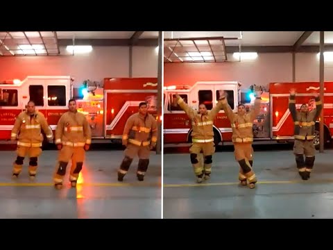 Firefighters Celebrate Nurses With Choreographed Dance