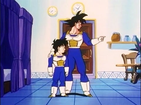 Dragonball Z- Son Goku und Son Gohan im Raum von Geist und Zeit