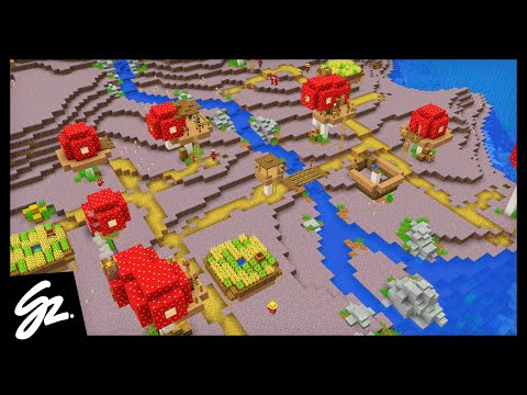 EPIC Minecraft Mushroom Village Discovery