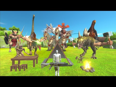 Jurassic World Evolution Camping 72 - Fps Avatar with all weapons Hunting found Mutant T-rex ARBS