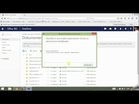 Synkroniser Onedrive med Stifinder på din PC