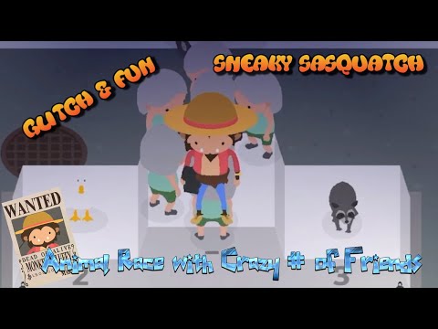 Sneaky Sasquatch Glitch - Animal Race Passengers Glitch, Crazy Passengers Version [Dinsun Video]