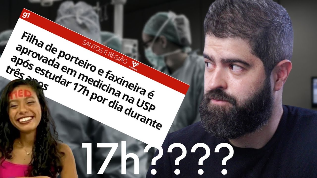 Aprovada em Medicina na USP estudando 17 horas por dia | Fernando Mesquita