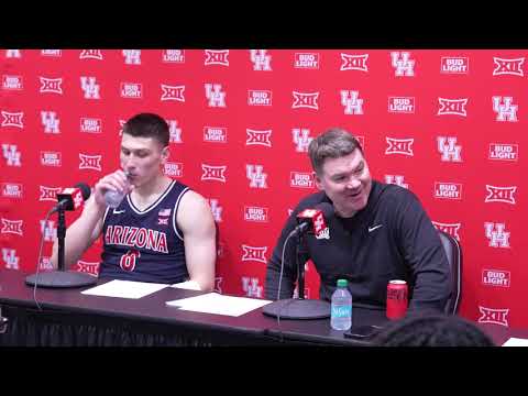 Arizona Basketball Press Conference - Postgame at Houston