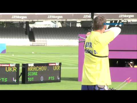 Kim Woojin v Dmytro Hrachov – recurve men’s quarterfinal | London 2012 Olympic Test Event