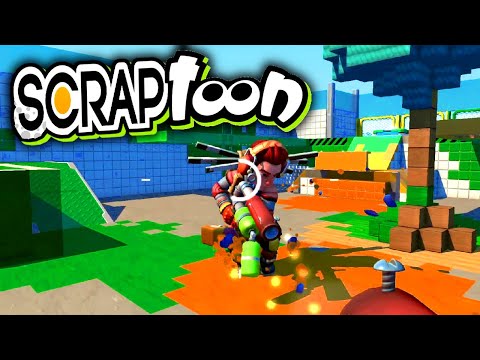 So I made Splatoon in Scrap Mechanic...