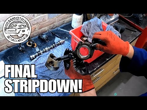 998cc Engine Stripdown! Pistons, Crank & Camshaft Inspection – Supercharged Mini Build
