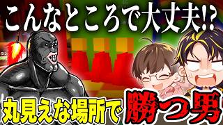 【切り抜き】大胆な隠れ方で逃げ切り勝利するポン酢野郎ｗｗｗｗ【めっちゃカメレオン】