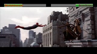 Spiderman vs Doctor Octopuswith healthbars