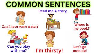 Common Sentences Daily Use | Learn English for Kids Speaking | English Speaking Practice |