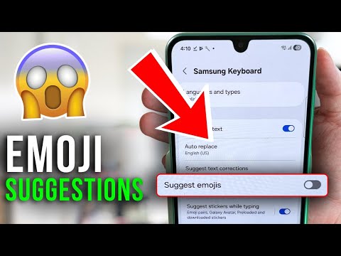 How to Turn On/Off Emoji Suggestions on Samsung Galaxy A26